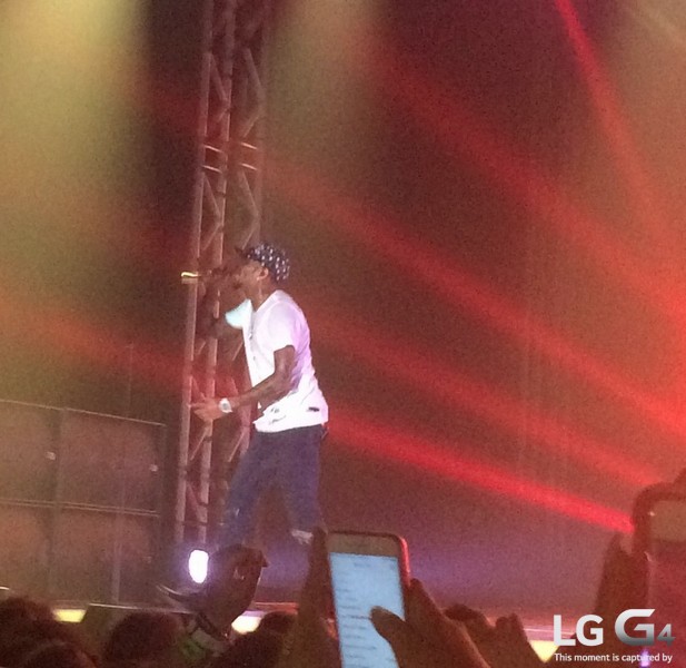 Chris Brown Concert Taken by the LGG4